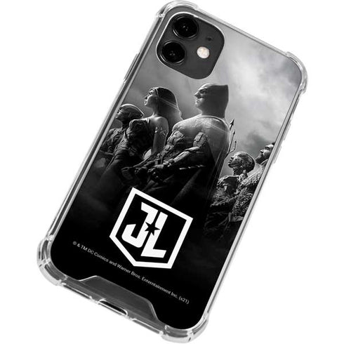 The Justice League (2017) Profile Characters Poster iPhone 12 Clear Case