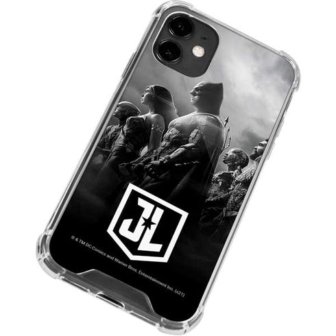 The Justice League (2017) Profile Characters Poster iPhone 12 Mini Clear Case