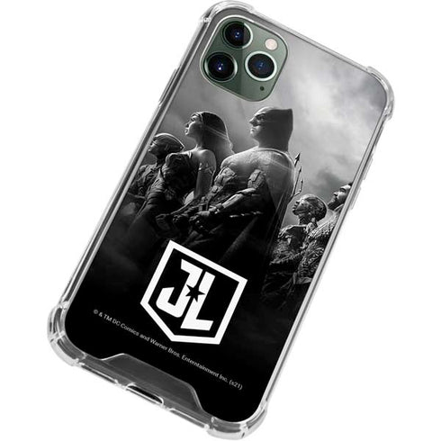 The Justice League (2017) Profile Characters Poster iPhone 12 Pro Clear Case