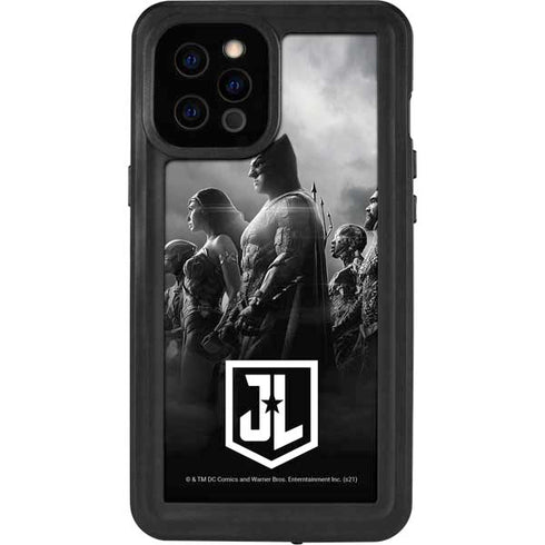 The Justice League (2017) Profile Characters Poster iPhone 12 Pro Max Waterproof Case