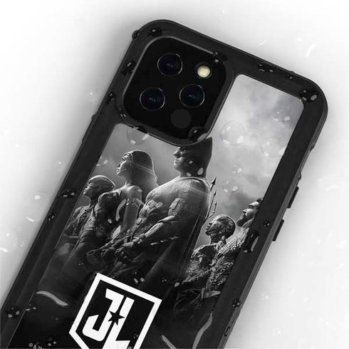 The Justice League (2017) Profile Characters Poster iPhone 12 Pro Max Waterproof Case