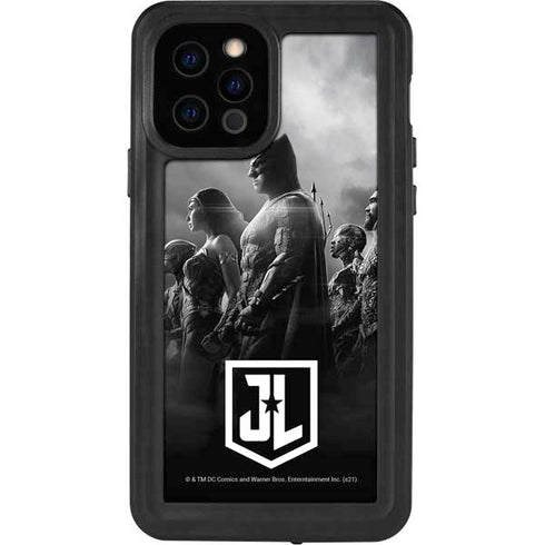 The Justice League (2017) Profile Characters Poster iPhone 12 Pro Waterproof Case
