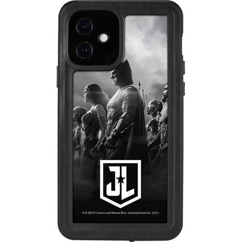 The Justice League (2017) Profile Characters Poster iPhone 12 Waterproof Case