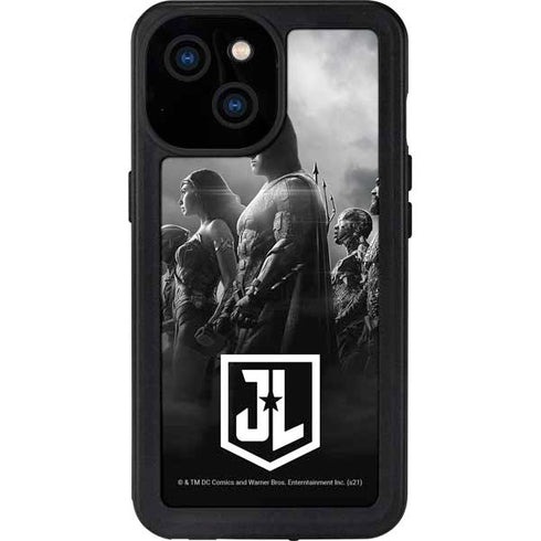 The Justice League (2017) Profile Characters Poster iPhone 13 Mini Waterproof Case