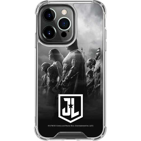 The Justice League (2017) Profile Characters Poster iPhone 13 Pro Clear Case