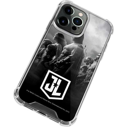 The Justice League (2017) Profile Characters Poster iPhone 13 Pro Clear Case