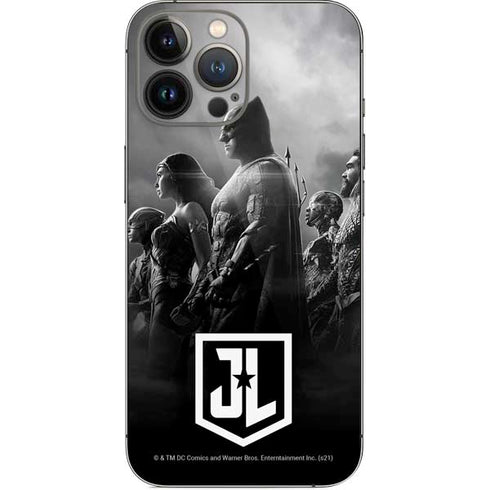 The Justice League (2017) Profile Characters Poster iPhone 13 Pro Max Skin