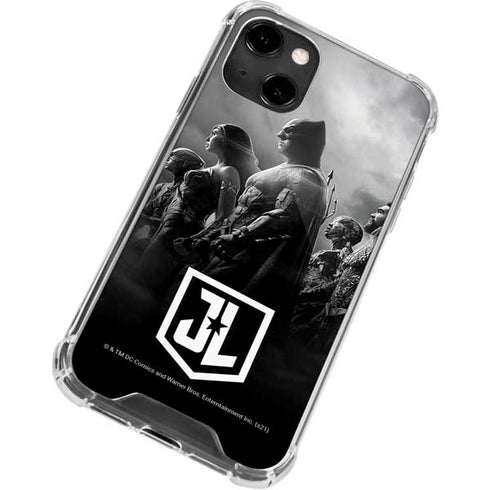 The Justice League (2017) Profile Characters Poster iPhone 14 Clear Case