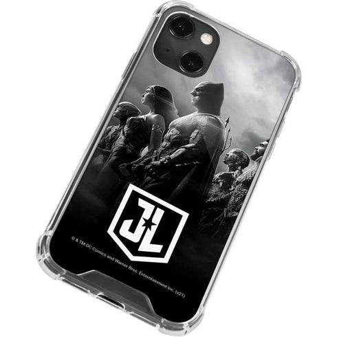 The Justice League (2017) Profile Characters Poster iPhone 14 Plus Clear Case
