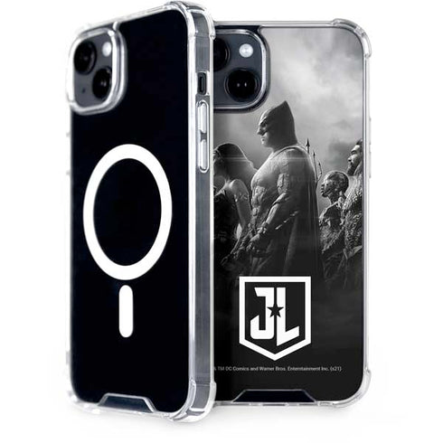 The Justice League (2017) Profile Characters Poster iPhone 15 Plus MagSafe Case