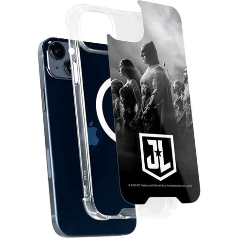The Justice League (2017) Profile Characters Poster iPhone 15 Plus MagSafe Case
