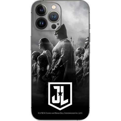 The Justice League (2017) Profile Characters Poster iPhone 14 Pro Max Skin