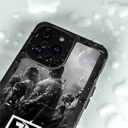 The Justice League (2017) Profile Characters Poster iPhone 14 Pro Max Waterproof Case