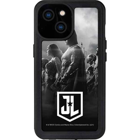 The Justice League (2017) Profile Characters Poster iPhone 15 Waterproof Case