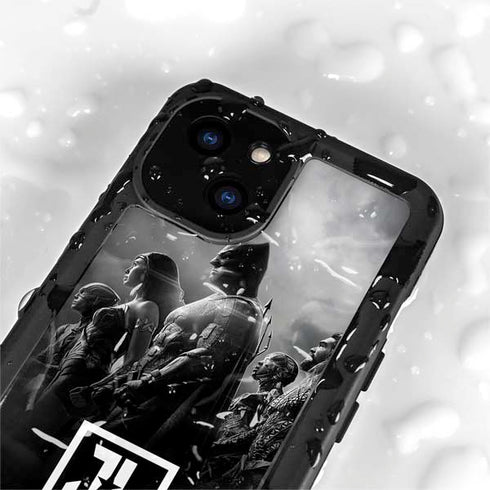 The Justice League (2017) Profile Characters Poster iPhone 15 Waterproof Case