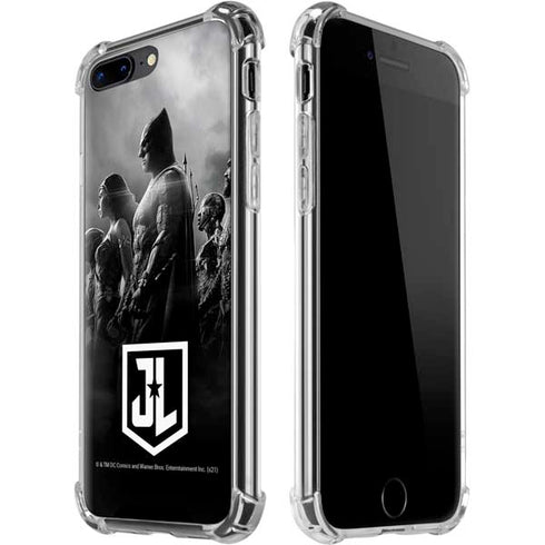 The Justice League (2017) Profile Characters Poster iPhone 7/8 Plus Clear Case