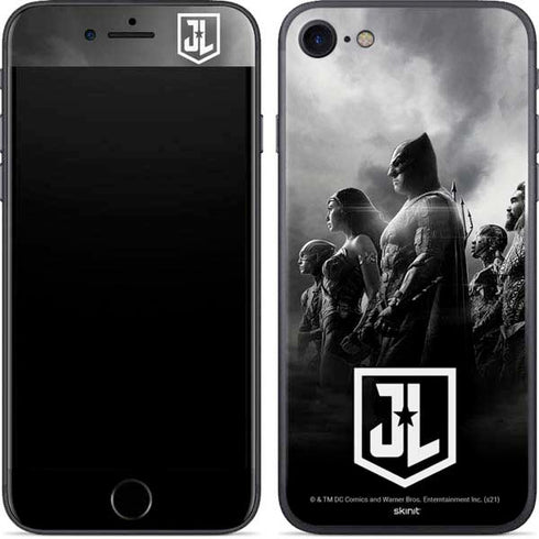 The Justice League (2017) Profile Characters Poster iPhone 8 Skin