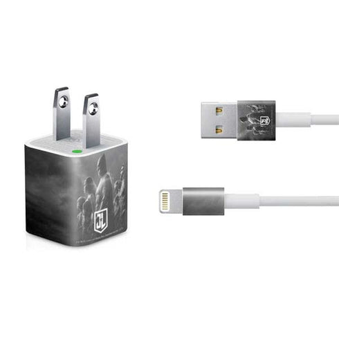 The Justice League (2017) Profile Characters Poster iPhone Charger (5W USB) Skin