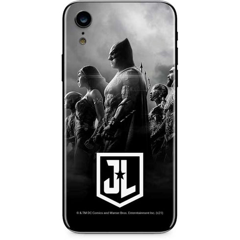 The Justice League (2017) Profile Characters Poster iPhone XR Skin
