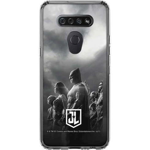 The Justice League (2017) Profile Characters Poster LG K51/Q51 Clear Case