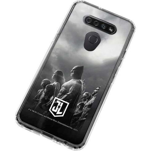 The Justice League (2017) Profile Characters Poster LG K51/Q51 Clear Case
