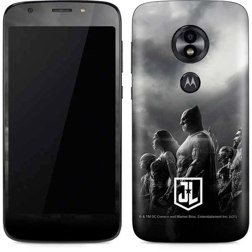 The Justice League (2017) Profile Characters Poster Moto E5 Play Skin