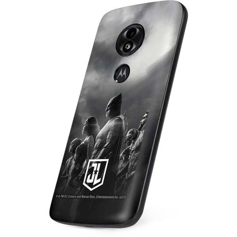 The Justice League (2017) Profile Characters Poster Moto E5 Play Skin