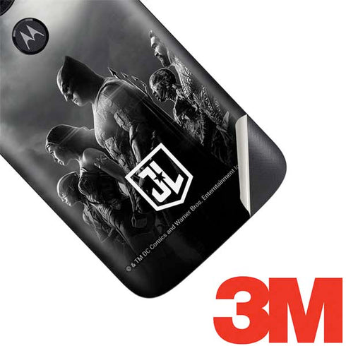 The Justice League (2017) Profile Characters Poster Moto E5 Play Skin