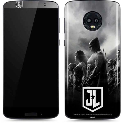 The Justice League (2017) Profile Characters Poster Moto G6 Skin