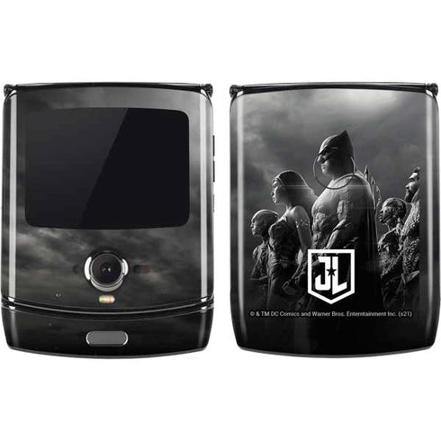 The Justice League (2017) Profile Characters Poster Motorola RAZR Skin
