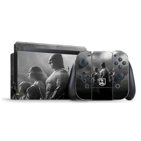 The Justice League (2017) Profile Characters Poster Nintendo Switch Bundle Skin