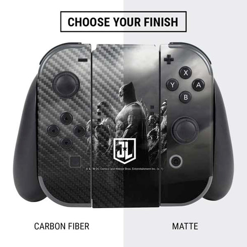 The Justice League (2017) Profile Characters Poster Nintendo Switch Bundle Skin