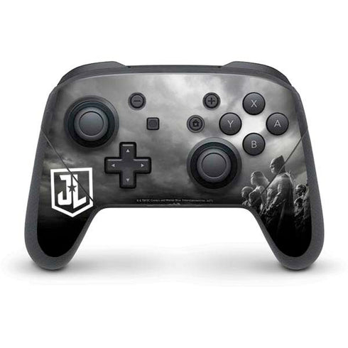 The Justice League (2017) Profile Characters Poster Nintendo Switch Pro Controller Skin