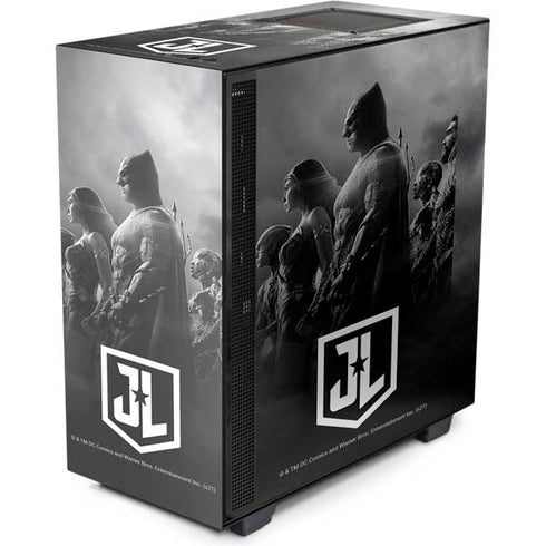 The Justice League (2017) Profile Characters Poster NZXT H510 Compact ATX Mid-Tower Case Skin
