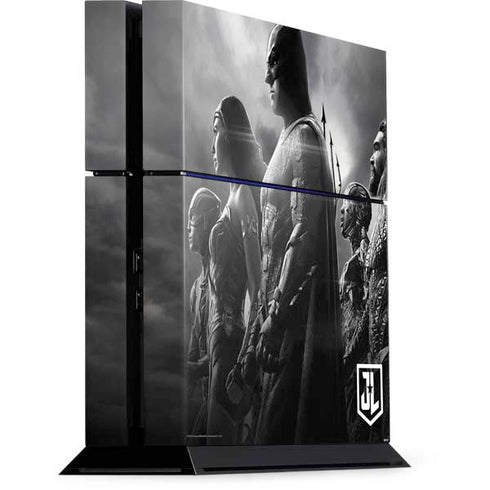 The Justice League (2017) Profile Characters Poster PS4 Console Skin