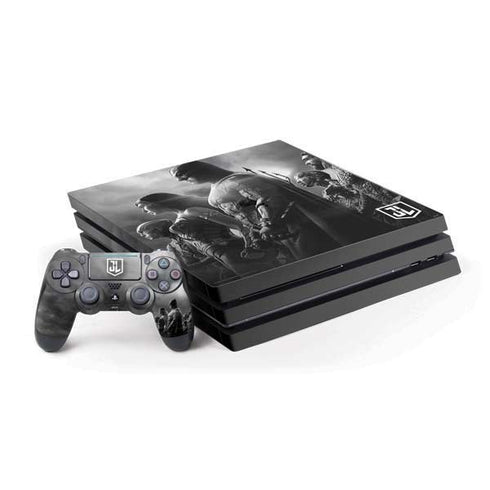 The Justice League (2017) Profile Characters Poster PS4 Pro Bundle Skin