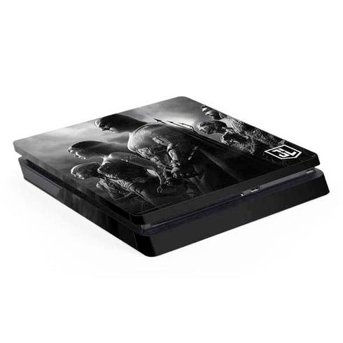 The Justice League (2017) Profile Characters Poster PS4 Slim Skin