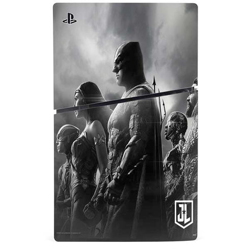 The Justice League (2017) Profile Characters Poster PS5 Slim Disk Console Skin