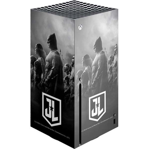 The Justice League (2017) Profile Characters Poster Xbox Series X Console Skin