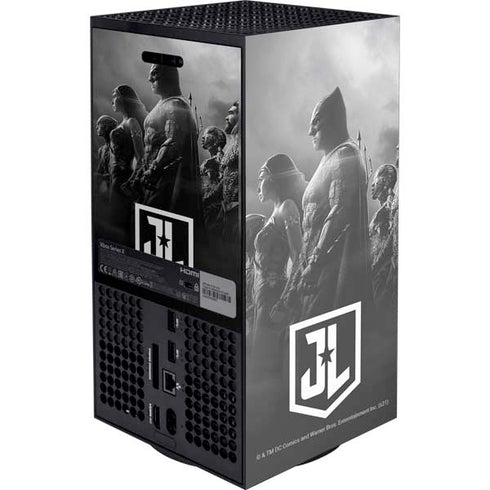 The Justice League (2017) Profile Characters Poster Xbox Series X Console Skin