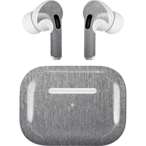 Specialty Vinyl Brushed Steel Texture AirPods Pro 2nd Gen Skin