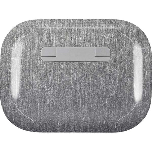 Specialty Vinyl Brushed Steel Texture AirPods Pro 2nd Gen Skin