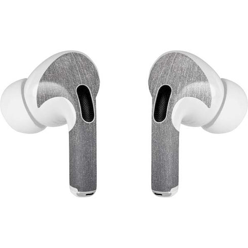 Specialty Vinyl Brushed Steel Texture AirPods Pro 2nd Gen Skin