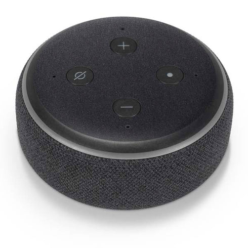Specialty Vinyl Brushed Steel Texture Amazon Echo Dot Skin