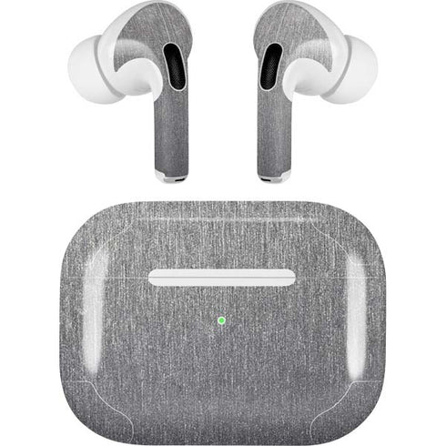 Brushed Steel Texture Apple AirPods Pro Skin