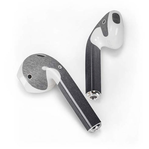 Specialty Vinyl Brushed Steel Texture Apple AirPods Skin