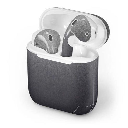 Specialty Vinyl Brushed Steel Texture Apple AirPods Skin