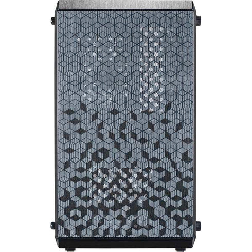 Specialty Vinyl Brushed Steel Texture Cooler Master MasterBox Q300L Mini Tower Skin