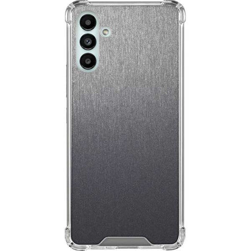 Specialty Vinyl Brushed Steel Texture Galaxy A13 5G Clear Case
