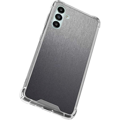 Specialty Vinyl Brushed Steel Texture Galaxy A13 5G Clear Case
